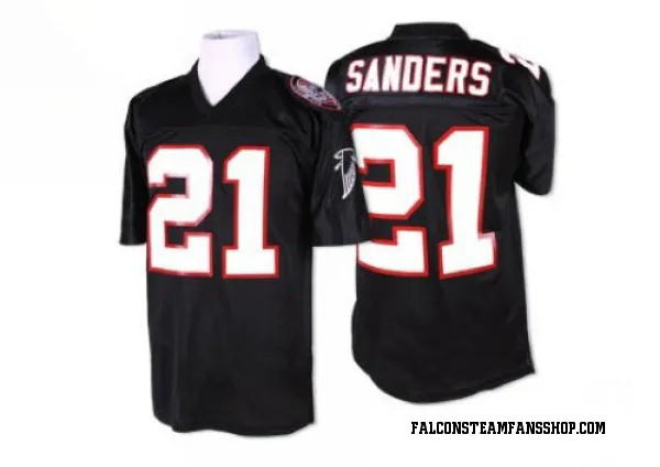 Nike Men's Deion Sanders Atlanta Falcons Retired Game Jersey - Black