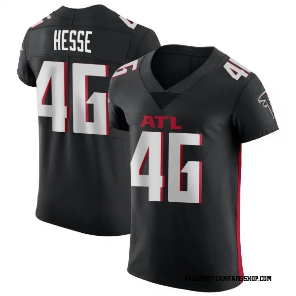 Parker Hesse Men's Nike Red Atlanta Falcons Alternate Custom Game Jersey Size: Extra Large